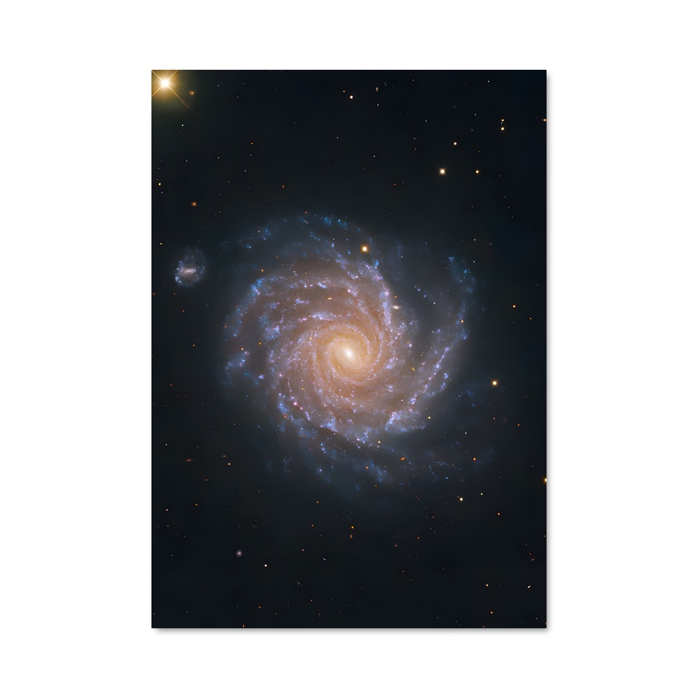 Poster superbe spirale galactique